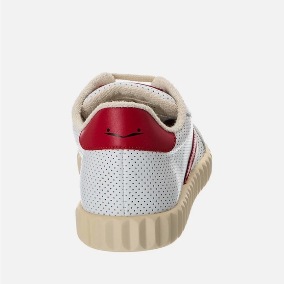 Voile Blanche Ines Mesh & Leather Sneakers - White/Red NIBox Size 37 (7US) - Picture 2 of 12